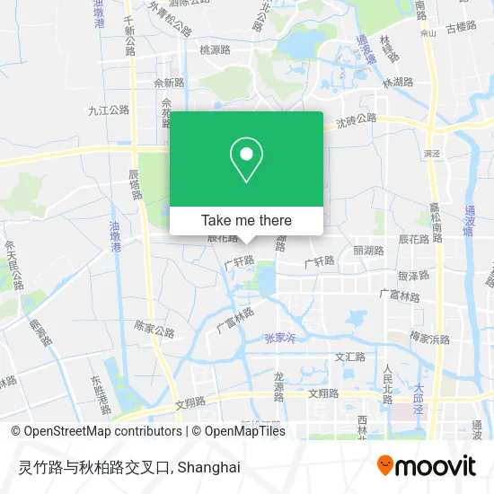 灵竹路与秋柏路交叉口 map