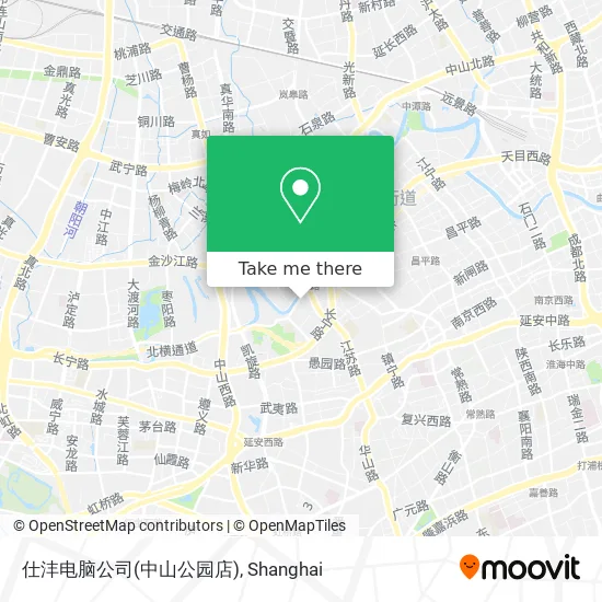 仕沣电脑公司(中山公园店) map