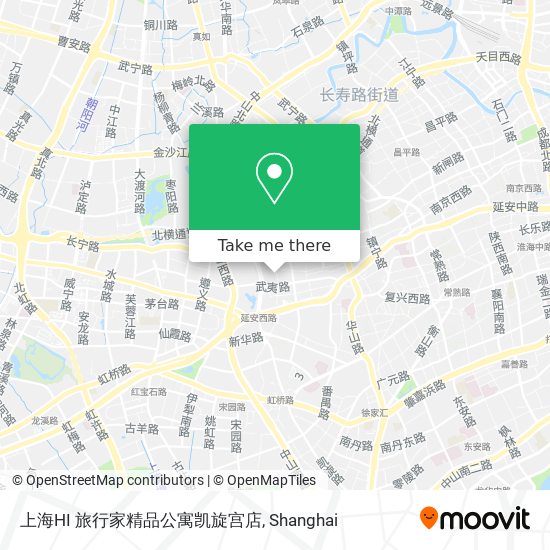 上海HI 旅行家精品公寓凯旋宫店 map