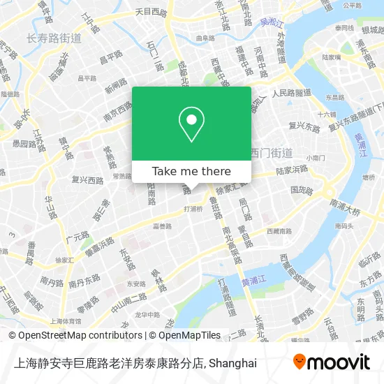 上海静安寺巨鹿路老洋房泰康路分店 map