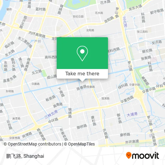 鹏飞路 map