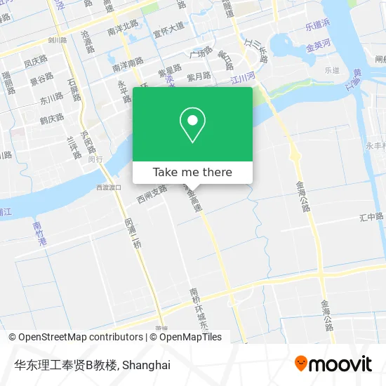 华东理工奉贤B教楼 map