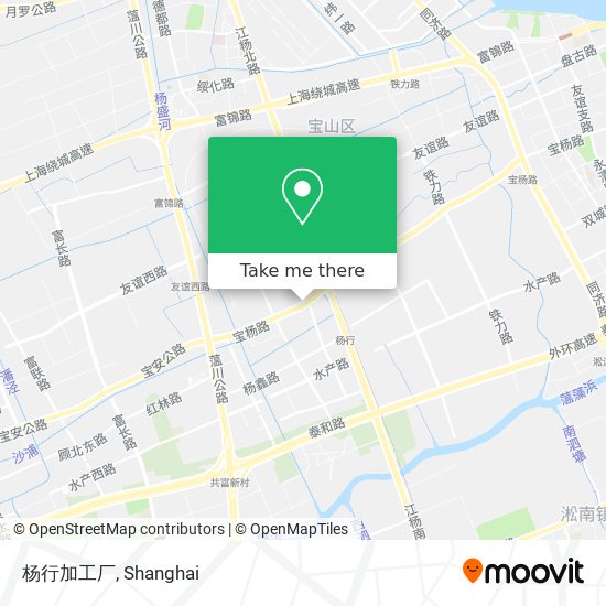 杨行加工厂 map