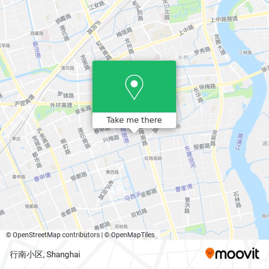 行南小区 map