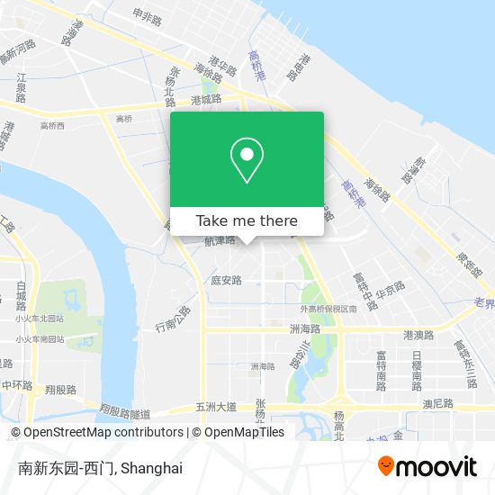 南新东园-西门 map