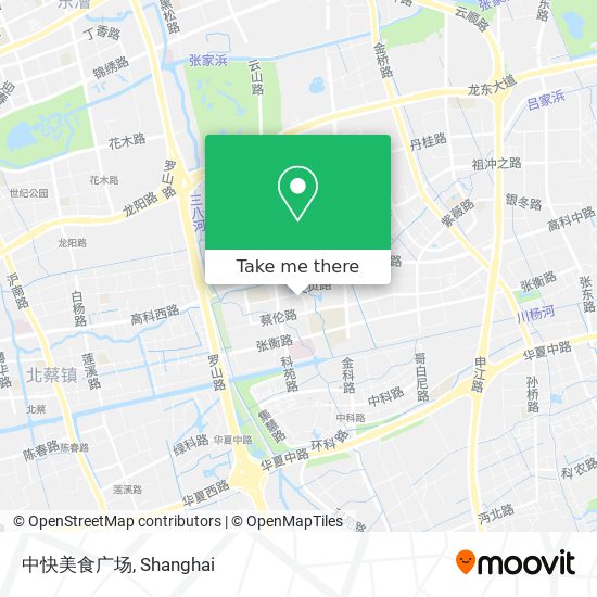 中快美食广场 map