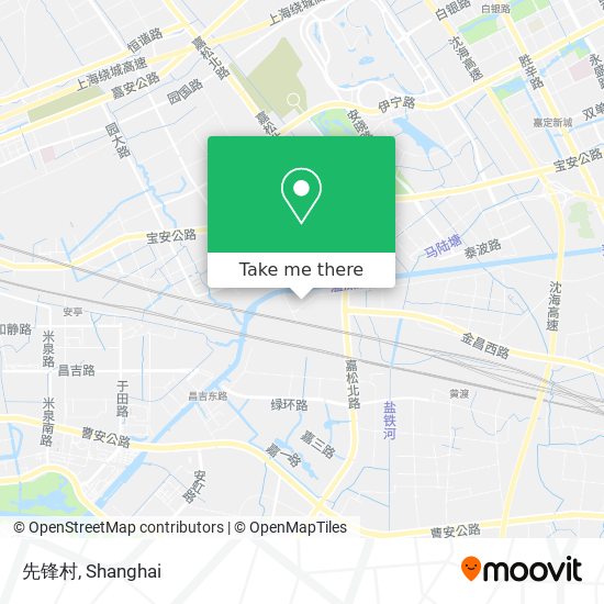 先锋村 map