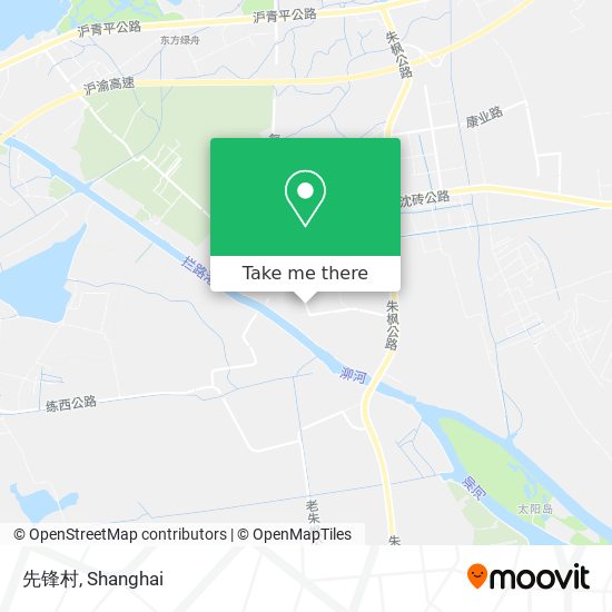 先锋村 map
