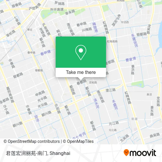 君莲宏润丽苑-南门 map