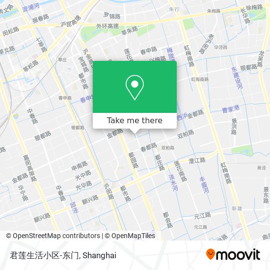 君莲生活小区-东门 map