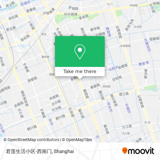 君莲生活小区-西南门 map