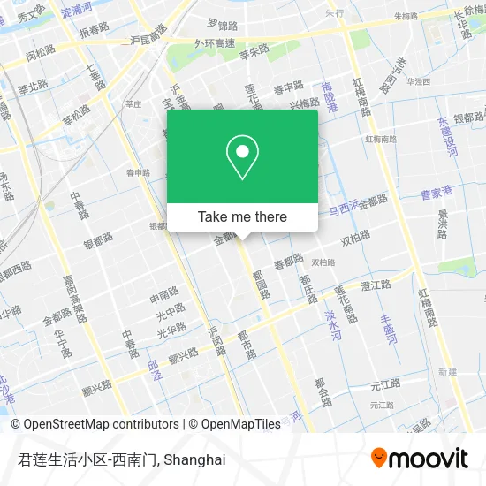 君莲生活小区-西南门 map