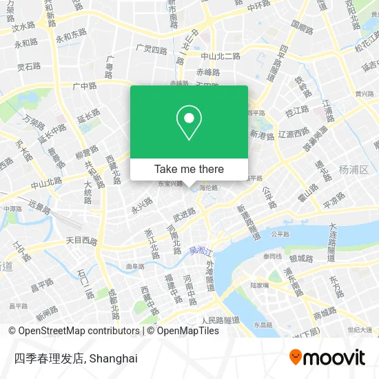 四季春理发店 map