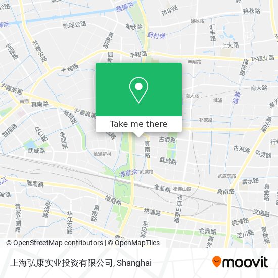 上海弘康实业投资有限公司 map
