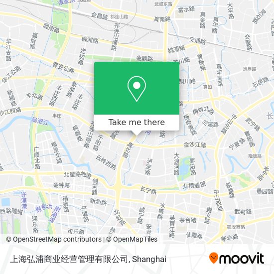 上海弘浦商业经营管理有限公司 map
