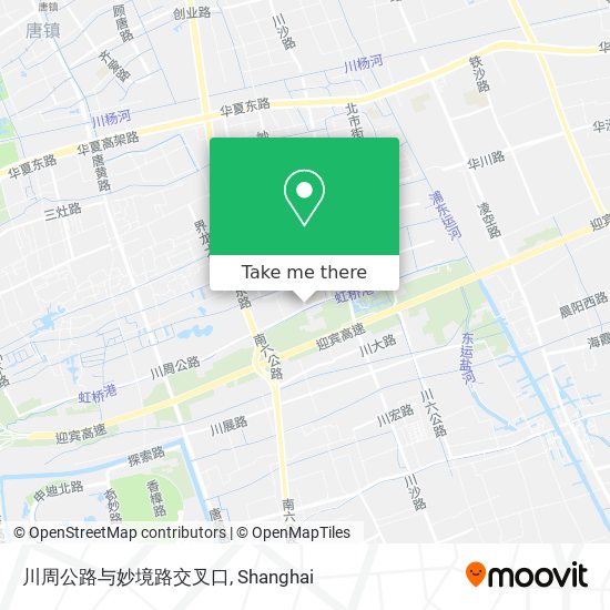 川周公路与妙境路交叉口 map