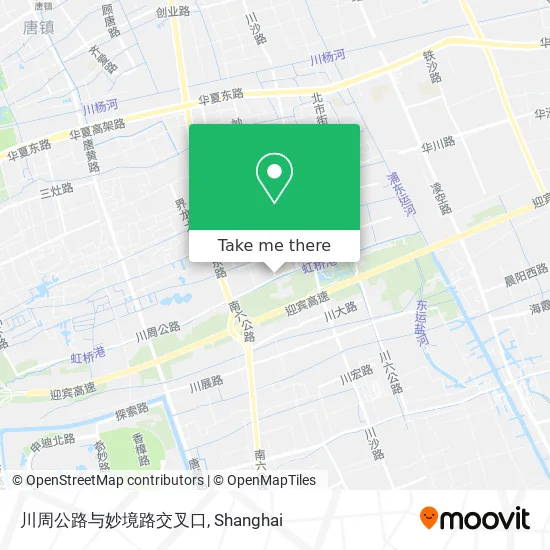 川周公路与妙境路交叉口 map