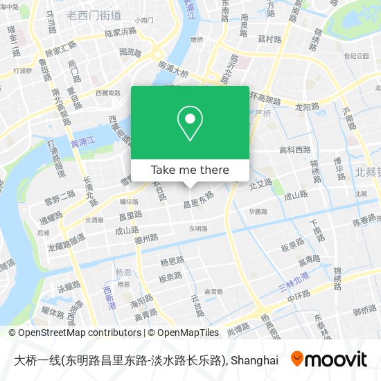 大桥一线(东明路昌里东路-淡水路长乐路) map