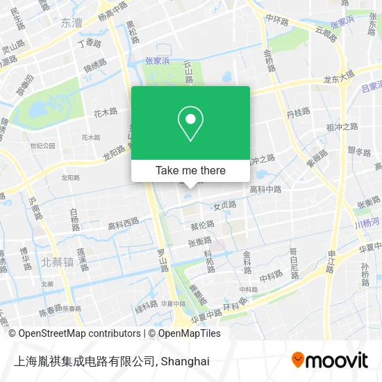 上海胤祺集成电路有限公司 map