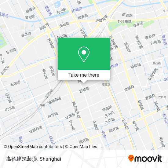 高德建筑装潢 map