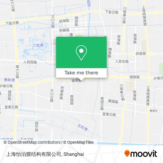 上海怡泊膜结构有限公司 map