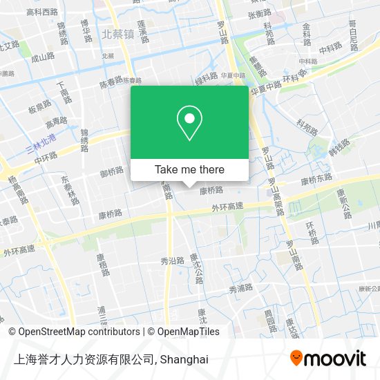 上海誉才人力资源有限公司 map