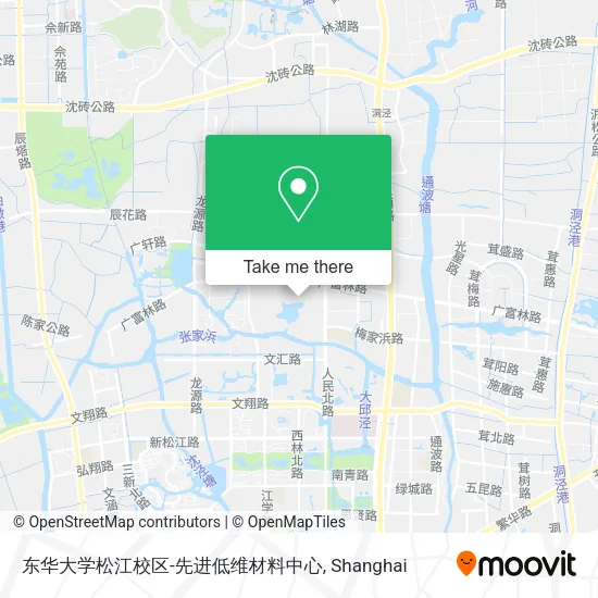 东华大学松江校区-先进低维材料中心 map