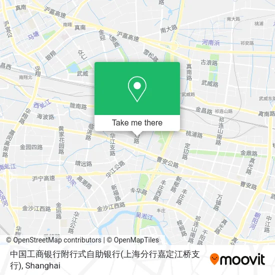 中国工商银行附行式自助银行(上海分行嘉定江桥支行) map
