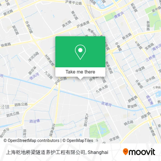 上海乾地桥梁隧道养护工程有限公司 map