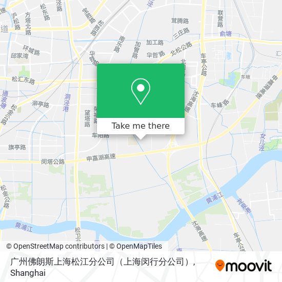 广州佛朗斯上海松江分公司（上海闵行分公司） map