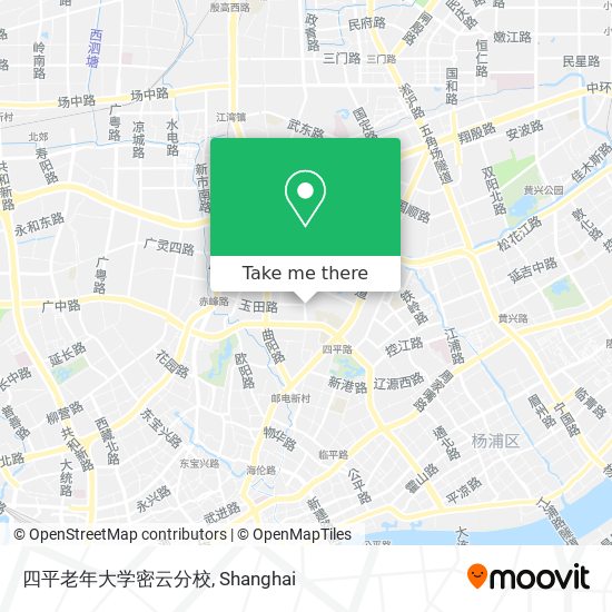 四平老年大学密云分校 map