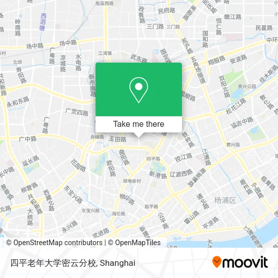 四平老年大学密云分校 map