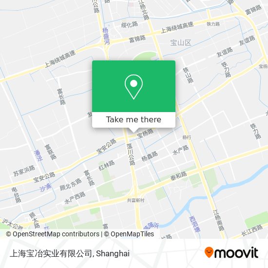 上海宝冶实业有限公司 map