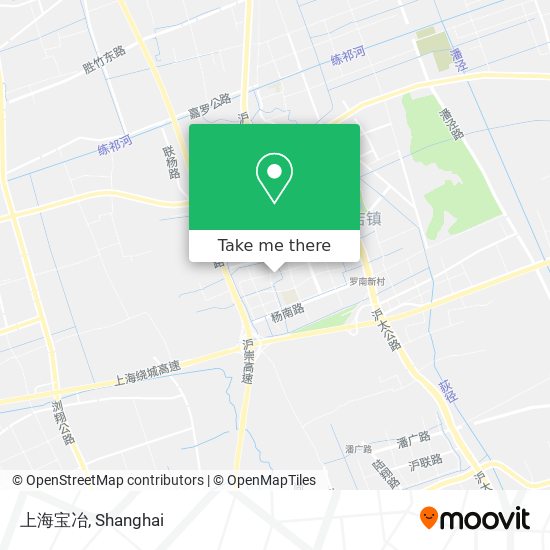 上海宝冶 map