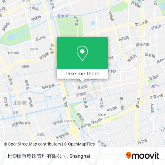 上海畅游餐饮管理有限公司 map