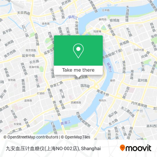 九安血压计血糖仪(上海NO·002店) map