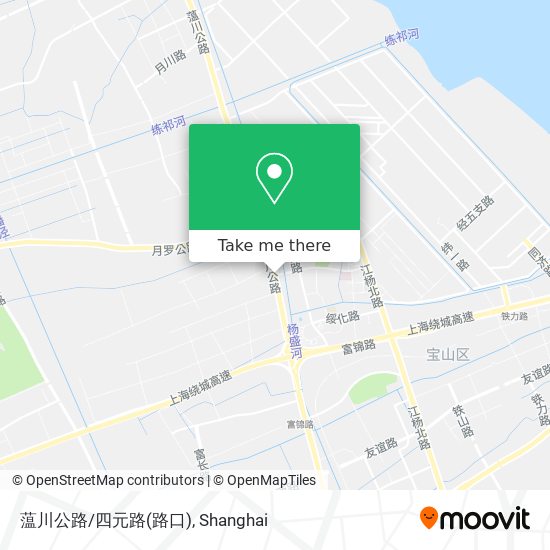 蕰川公路/四元路(路口) map