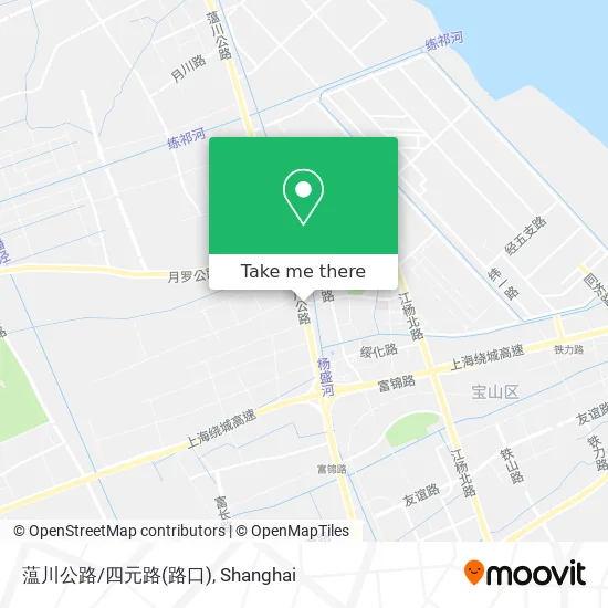 蕰川公路/四元路(路口) map