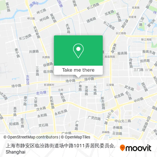 上海市静安区临汾路街道场中路1011弄居民委员会 map