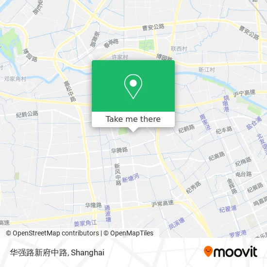 华强路新府中路 map