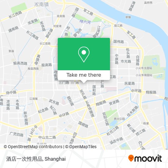 酒店一次性用品 map