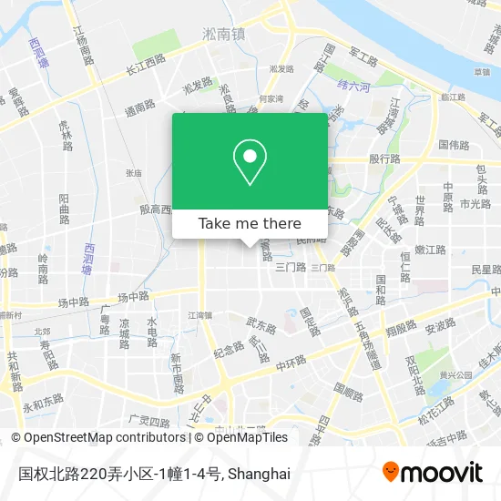 国权北路220弄小区-1幢1-4号 map