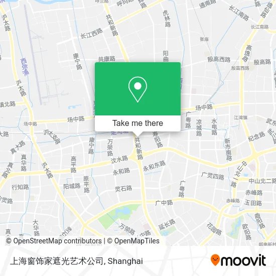 上海窗饰家遮光艺术公司 map