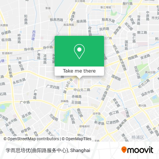 学而思培优(曲阳路服务中心) map