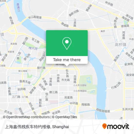 上海鑫伟残疾车特约维修 map