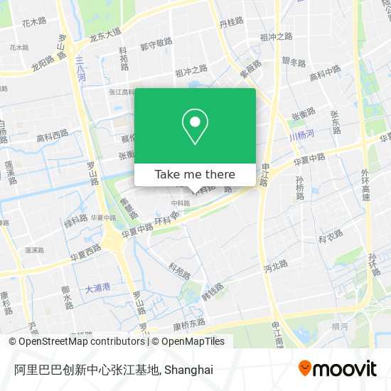 阿里巴巴创新中心张江基地 map