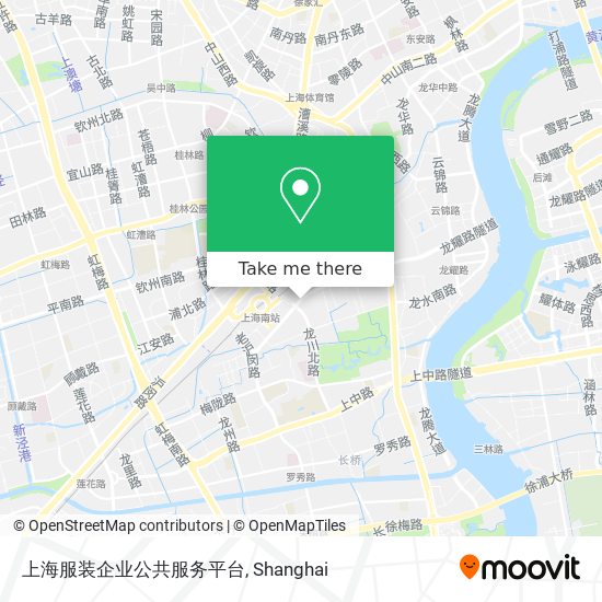 上海服装企业公共服务平台 map