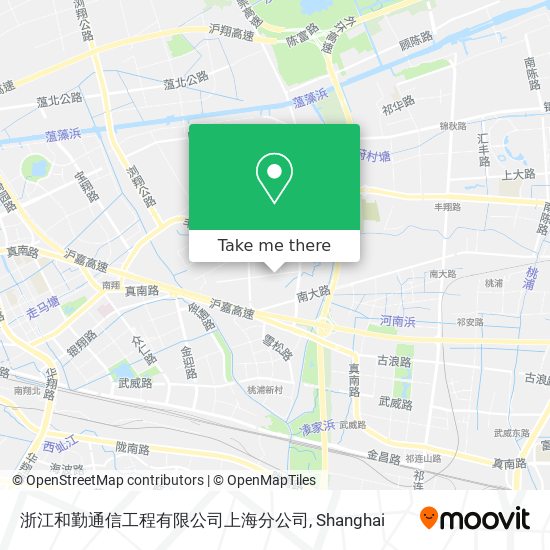 浙江和勤通信工程有限公司上海分公司 map