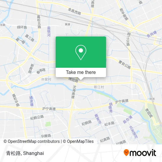 青松路 map