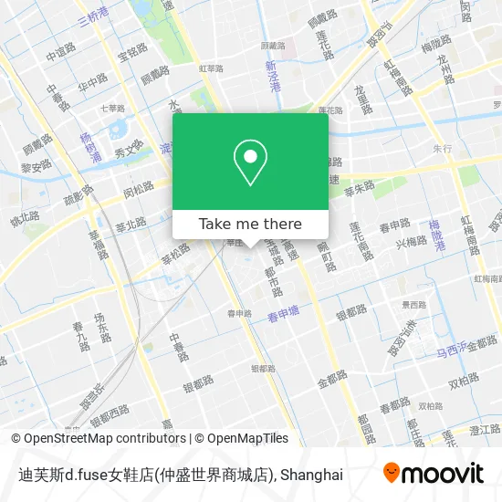 迪芙斯d.fuse女鞋店(仲盛世界商城店) map